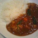 隠し味にチョココーヒー♪ほうれん草カレー